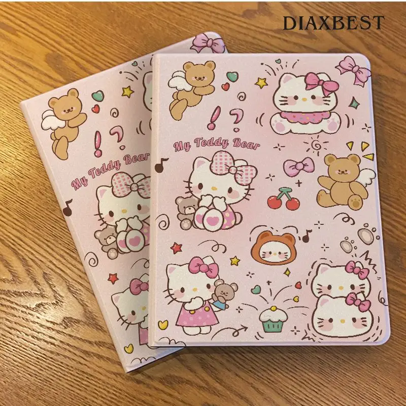 

Чехол для планшета Hello Kitty Kawaii для Xiaomi 5 5Pro 6SPro 12,4 7Pro 7 Ultra 14 дюймов, противоударный плоский защитный чехол «все включено»