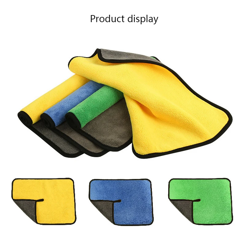 5pcs Car Super Absorbent Car Wash Microfiber Towel Car Cleaning Drying Cloth Extra Large Size Drying Towel Car Detailing 30x30cm