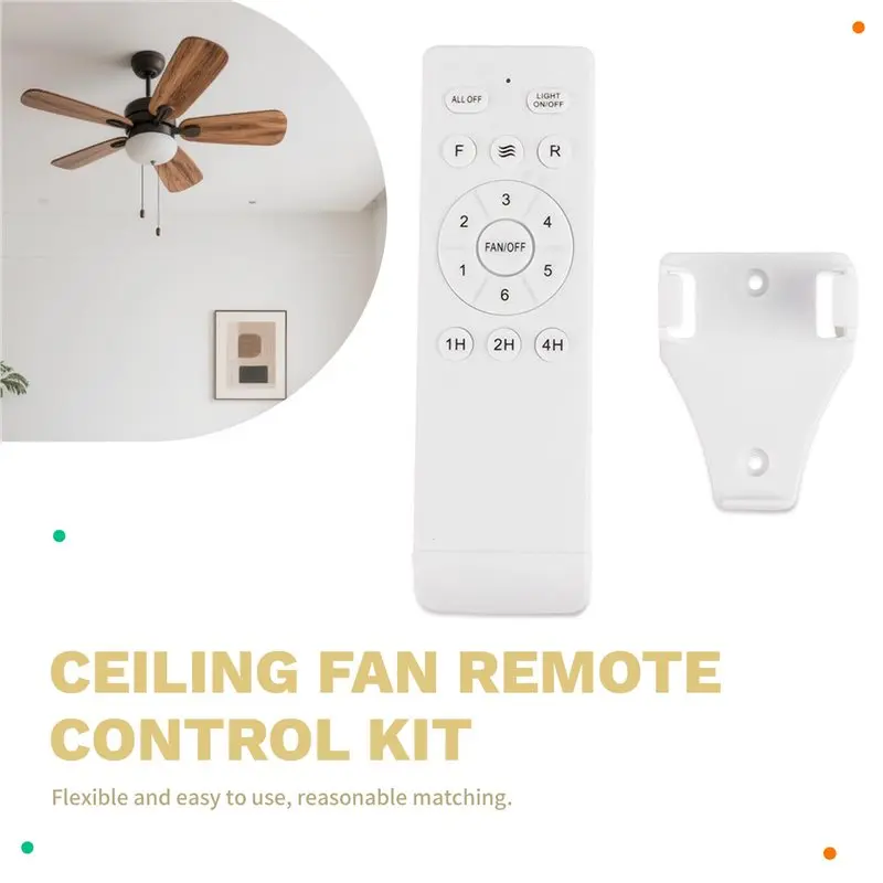 X12A-Ceiling Fan Remote Control Universal DC24V 30W With 7508 Motor 6-Speed Timing Ceiling Fan Replacement Remote