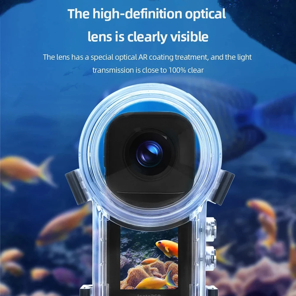 Étui de plongée invisible étanche pour Insta360 Bery, coque de protection, accessoires de plongée sous-marine, nouveau, 2023, 50m, 360