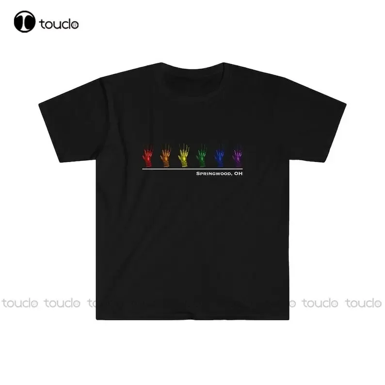 Nightmare On Elm Street Pride Ally Lgbtq Rainbow T-Shirt Custom Aldult Teen Unisex Digital Printing Tee Shirts Christmas Gift