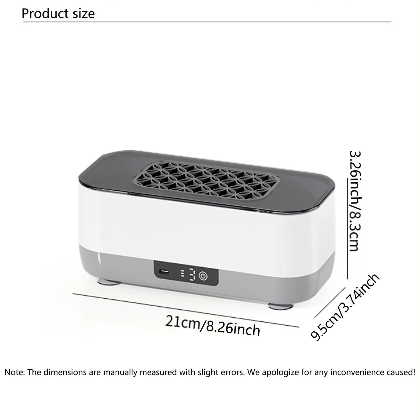 น้ํายาเช็ดแว่นตาแบบพกพา 360 °   ทําความสะอาด ชาร์จ USB เหมาะสําหรับแปรงแต่งหน้า แว่นตา กล่องเก็บเครื่องประดับที่เป็นมิตรในการเดินทาง