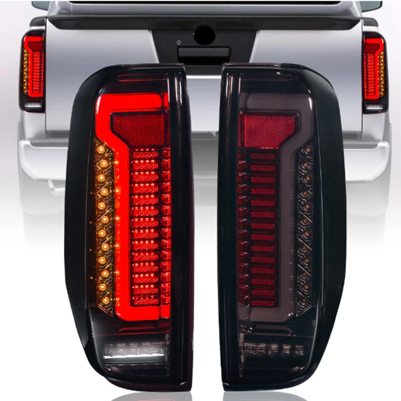 LED Taillight Assembly For Nissan Navara Frontier D40 2004 - 2014 Red/Black Tail Light Rear Lamp DRL Brake Signal Reverse Light