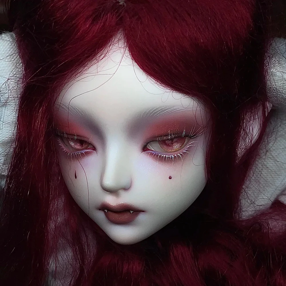 New 1/4 BJD Doll Head No Makeup Resin Doll DIY Doll Accessories  Head Without Makeup 1/4 BJD Toys