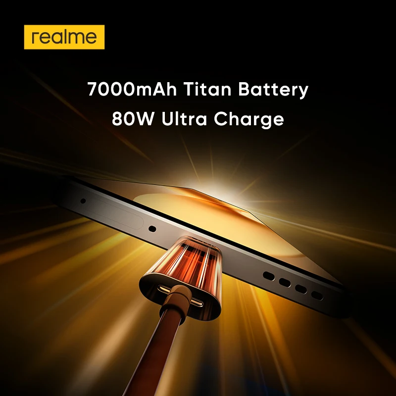 Realme 15 5G الهاتف الذكي الأبعاد 7300 + 5G شرائح 7000mAh بطارية 80W شحن مزدوج 50MP AI كاميرا 6.77 "144 هرتز AMOLED عرض NFC #4