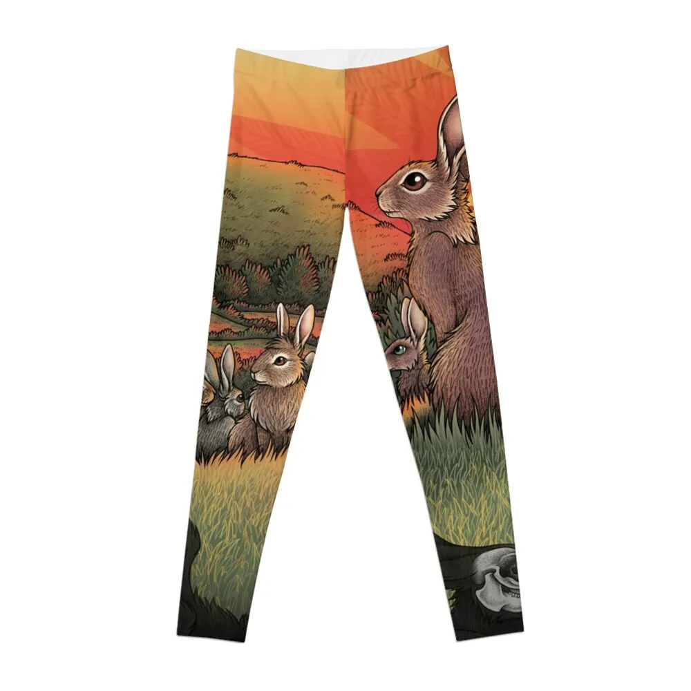 

Watership Down Leggings Women's sports fitness set gym sport set Womens Leggings