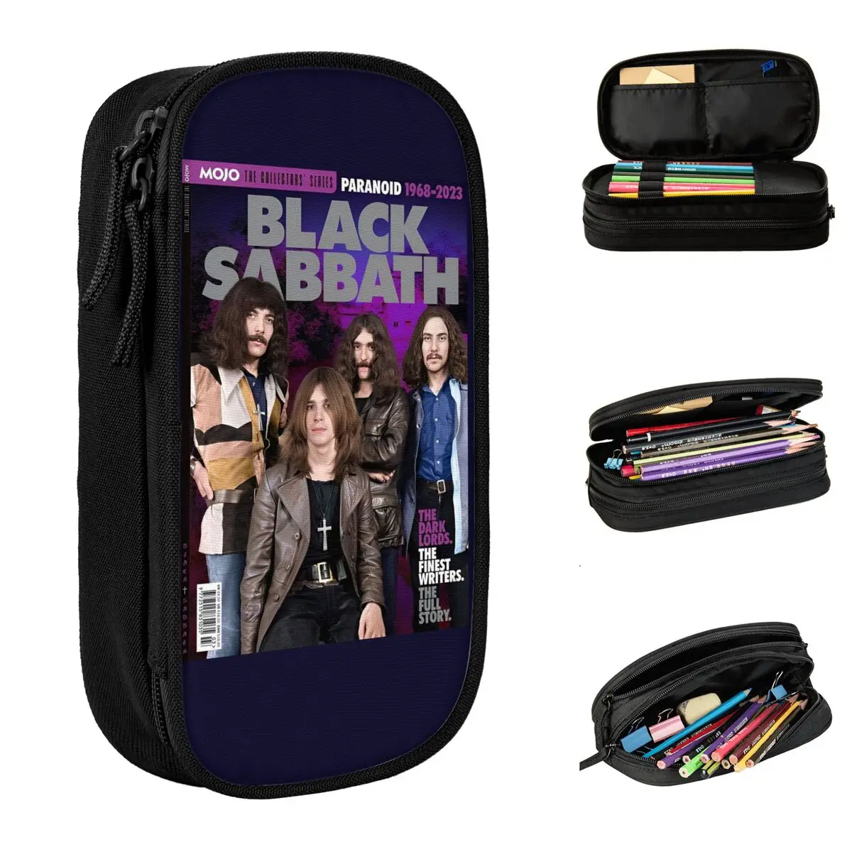 

Pencil Case Black Sabbath And Ozzy Osbourne Pencil Box Back To The Beginning School Pencil Cases Child Zipper School Stationery