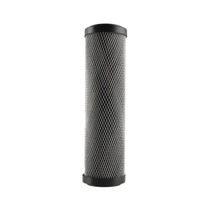 Universal good price tap water custom logo design cylinder block granular activated carbon water filter