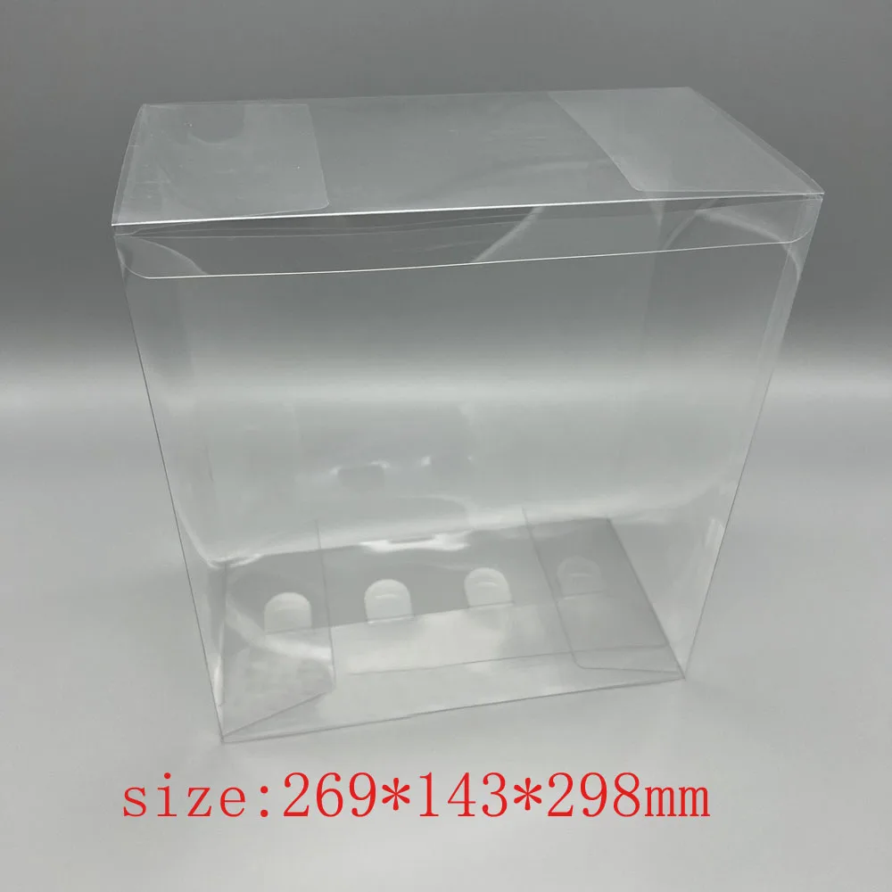 Plastic Protecive Box Clear Cover For SEGA Saturn SS Game Card Collection Display Storage  Transparent Box