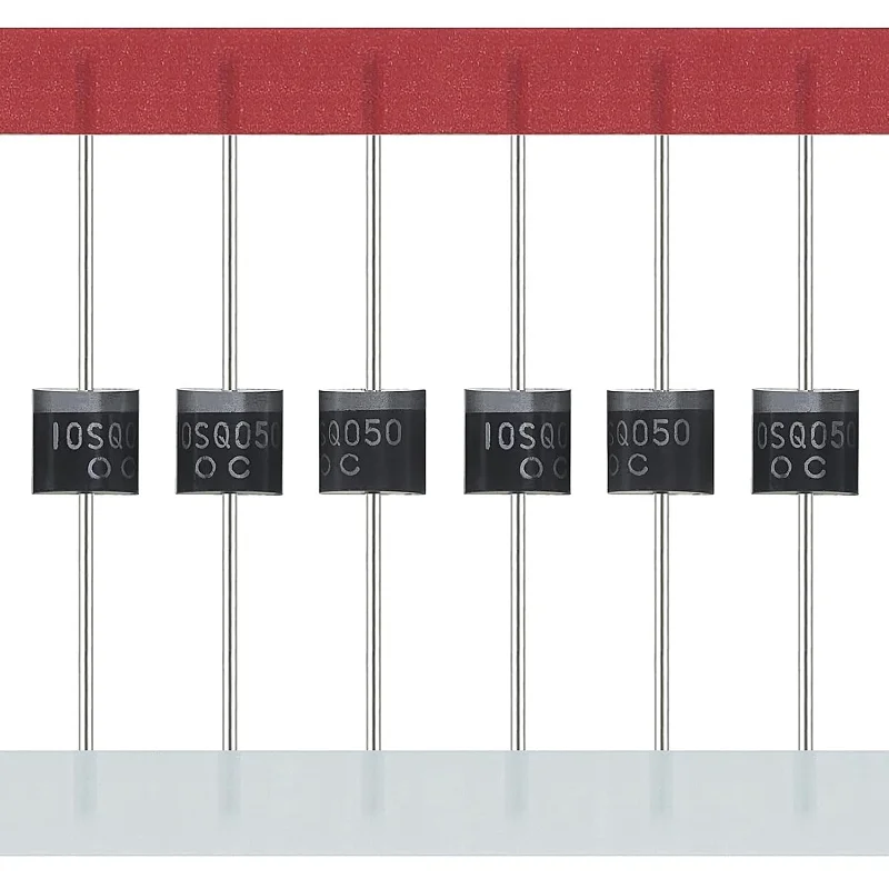 10SQ050ショットキー整流ダイオード 10A 50V R-6 アキシャルダイオード 整流ダイオード 10A 50ボルト 整流ダイオード ソーラーパネル用 30個パック