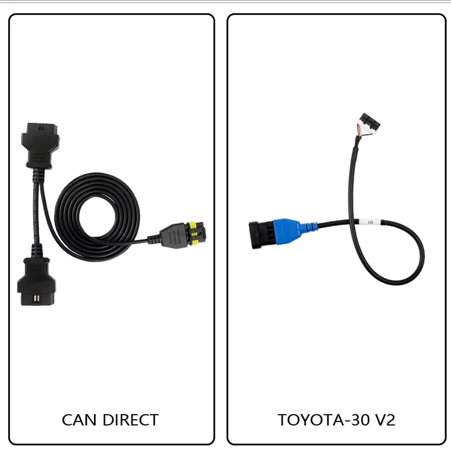 OBDStar for Toyota 30 V2 Kit Including CAN Direct Cable and for Toyota-30 Pin V2 Cable for 4A 8A BA All Key Lost
