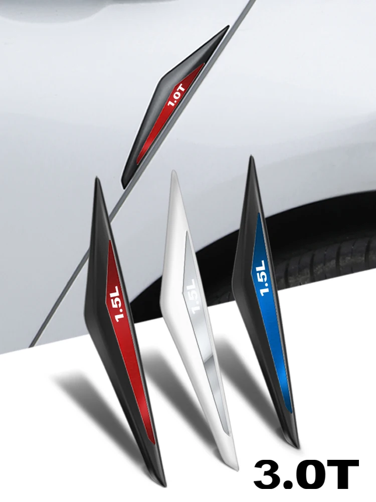 4pcs pvc car door Protect 3d car stickers auto car accessories  for 1.4T 1.5T 1.6T 1.8T 2.0T