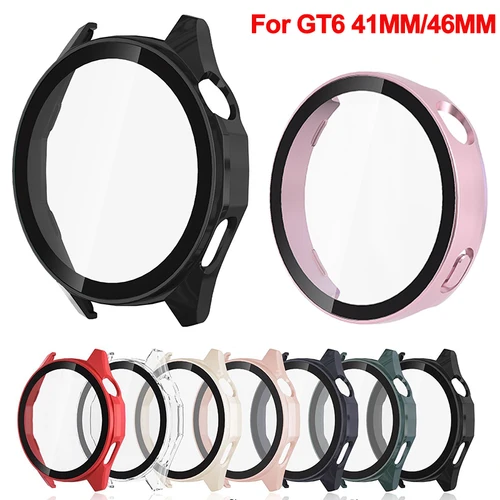 Vidrio Templado + Funda Para Huawei Watch Gt 6 41Mm 46Mm