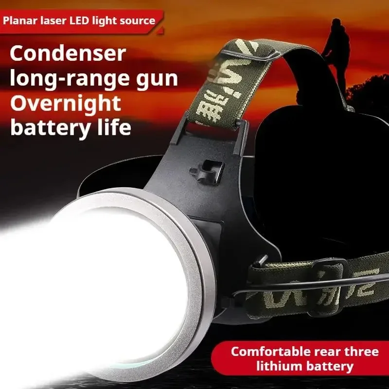 7735S Faro Forte ricaricabile Ultra luminoso Faro a lungo raggio Ultra-lunga durata Specifiche della luce mineraria ad alta potenza