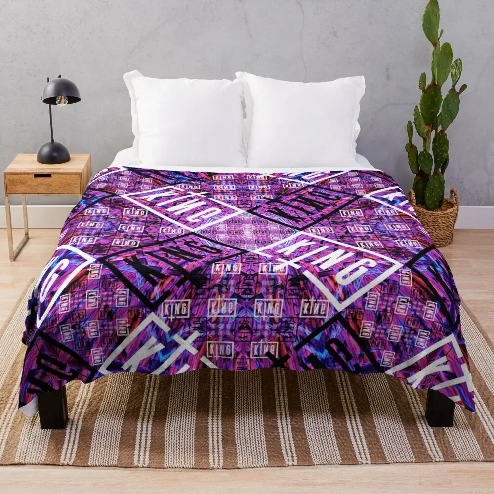 

Sullivan King Kaleidoscope Logo Merch Throw Blanket Soft Plush Plaid Hairys Fashion Sofas Polar Blankets