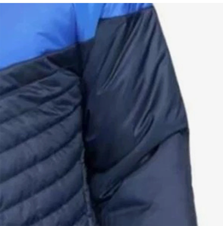 Original Nike Frühlings-Herrenjacke mit Stehkragen, warme, gespleißte Baumwolljacke FB8196-410 – Detail 5