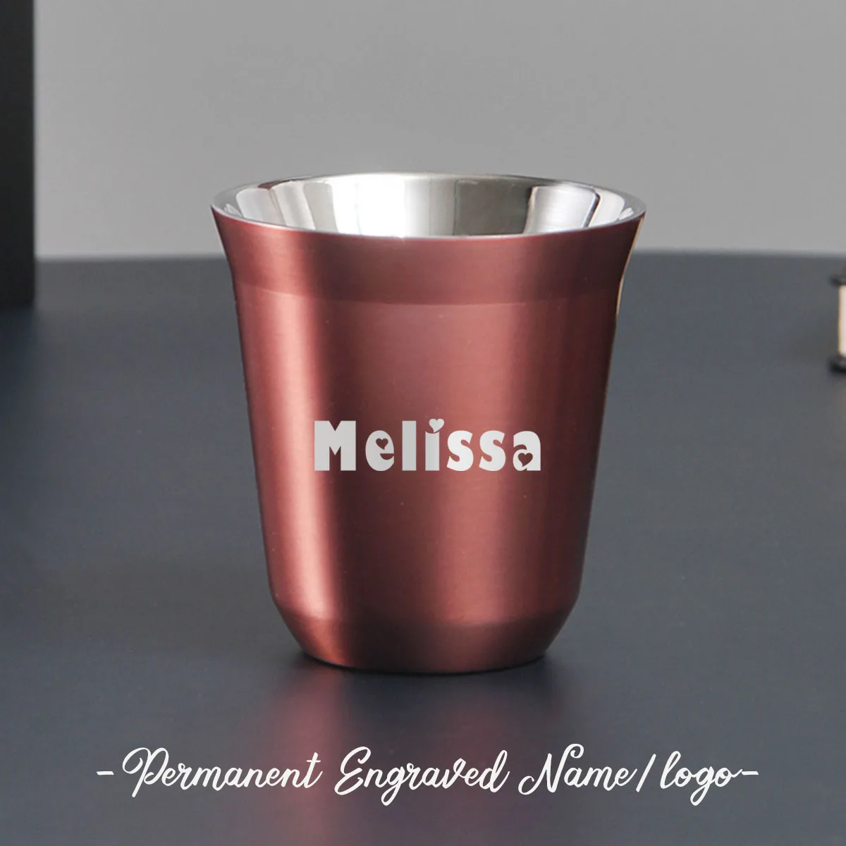 Bridesmaid Gifts Personalized Espresso Coffee Cup with Name as Bachelorette Party Favors for Women Girls Birthday Gifts