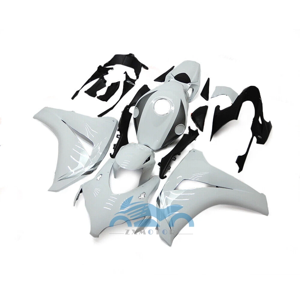 White Grey  Fairing Kit for Honda CBR1000RR 2008 2009 2010 2011 CBR 1000RR 08 09 10 11 Injection Plastic Fairing Kit