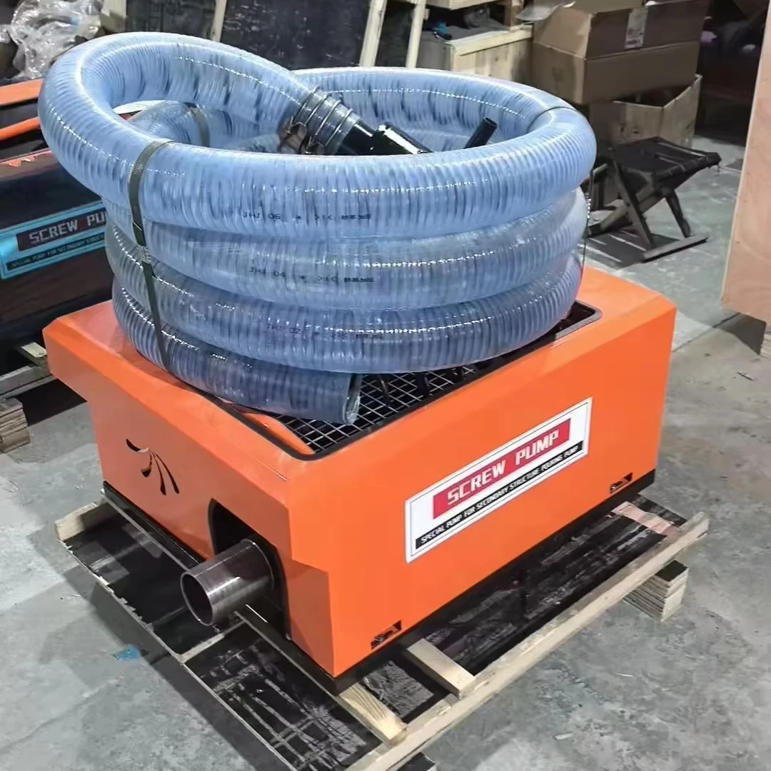 New Mobile Small Electric Concrete Pump Machine Secondary Secondary Concrete Pump Screw Conveying Pump