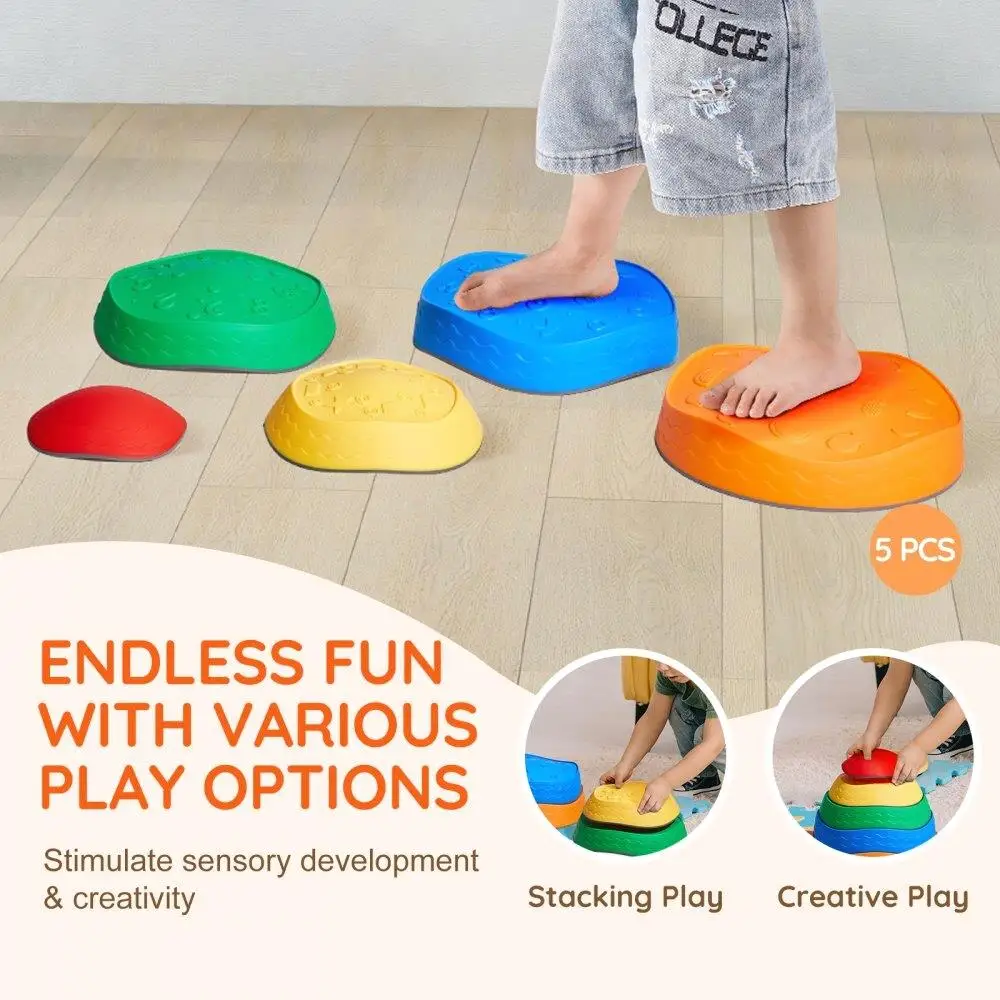 Kids Balance Discs Interactive Sensory Play Set 5 Pieces