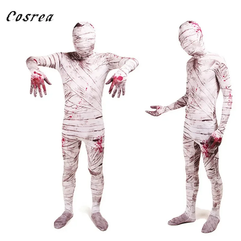 Costume de cosplay effrayant de film pour adultes et enfants, costume de batterie Zentai, masque MUNICostumes, IQUE dex imbibé, Halloween Abc, nouveau, 2025