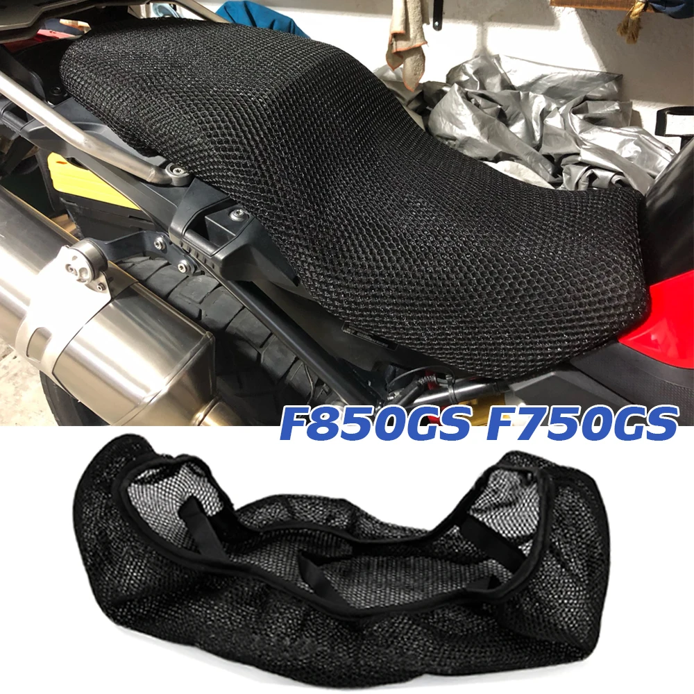 Motorcycle Accessories Seat Cover For BMW F750GS F850GS ADV 2019 2020 2021 2022 2023 F 850 750 GS Cushion Anti-Slip 3D Mesh Pad