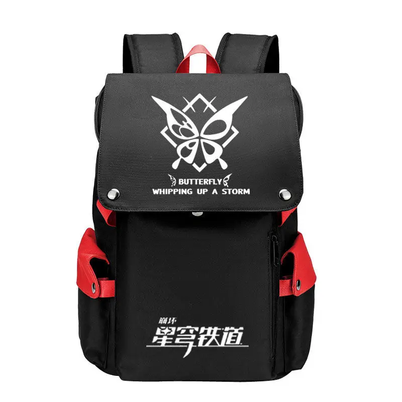 Anime Honkai Impact 3 Book For Middle And High School Students Star Rail Advance March 7 Double Shoulder Bag Trendy Large Anime