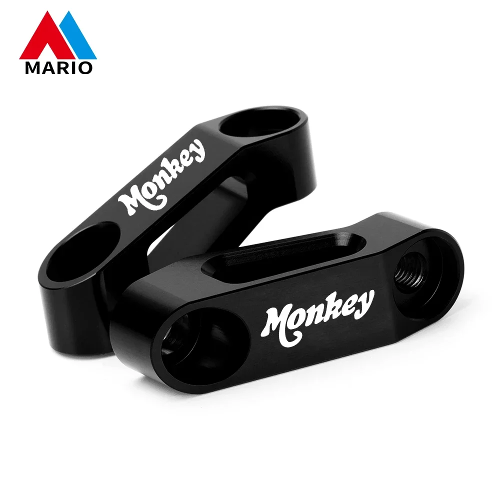 High Quality For MONKEY125 MONKEY 125 monkey125 CNC Aluminum Rearview Mirror Extender Adaptor Motorcycle Accessories