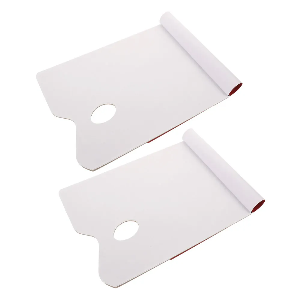 2Pcs Tear-Off Artist Palette Paper Mixing Sheets Portable Paint Pad for Acrylic Gouache Oil Students Adults Outdoor Sketching