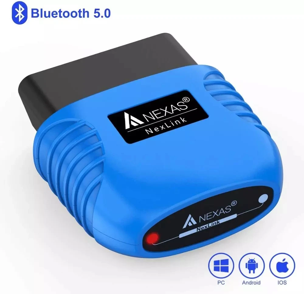 NEXAS Bluetooth OBD2 Scanner EOBD Motorcycle Car Diagnostic Tools Nexlink OBD Scanner Tool Code Reader for iOS Android Windows