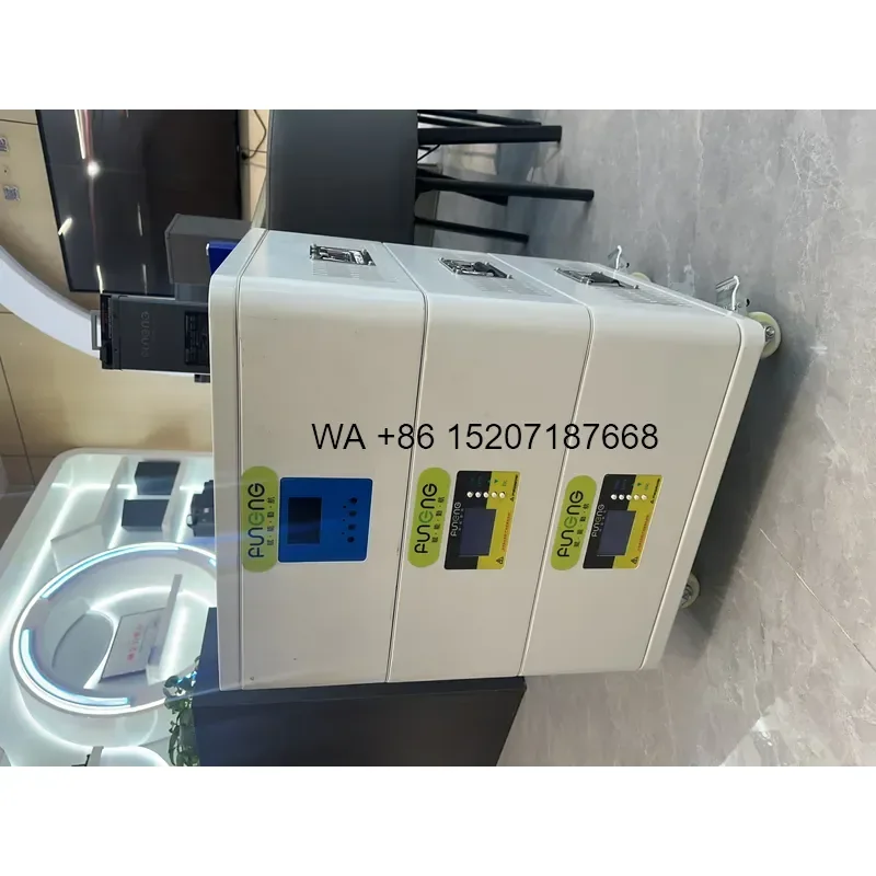 Wmwmnu for Exliporc 51.2V 300Ah 15kWh LiFePO4 Lithium Solar Battery 6000 Cycles Floor Mounted Home Energy Storage System