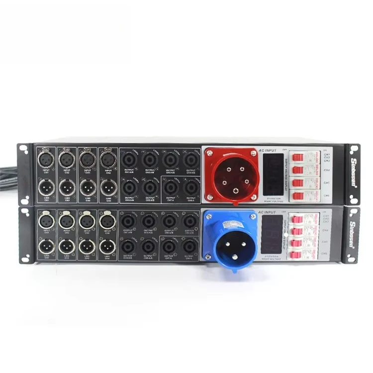 5 Core Power Distributor LAS4+8 Stage Line Array Speakers Power Controller Distributor