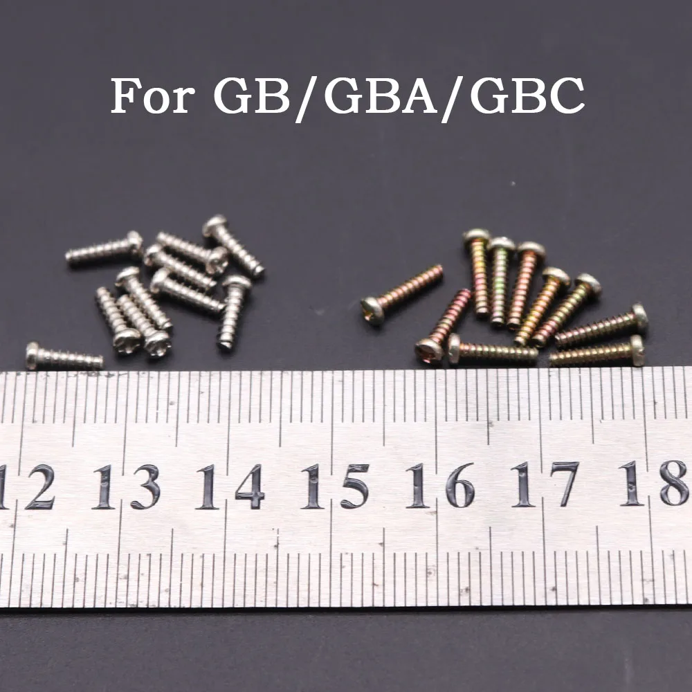 10/20Set Tri-Wing Screws For Game Boy Advance GB GBA GBC Color GBP Pocket Y Cross Screws Kit Shell Housing Screws