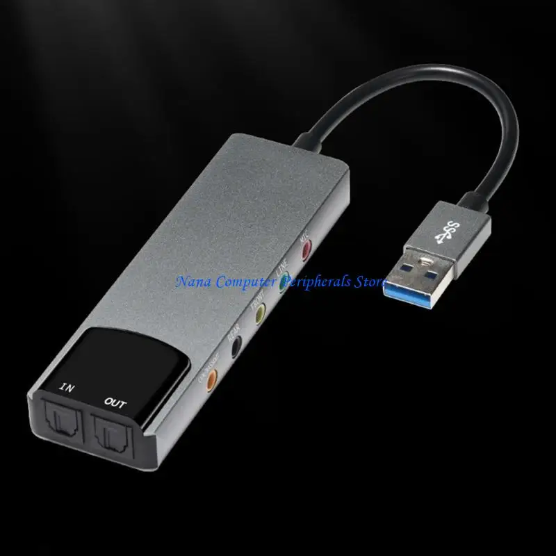 

F68C Advanced USB Sound Converters with SPDIF Optical Input and Output for Home Theater