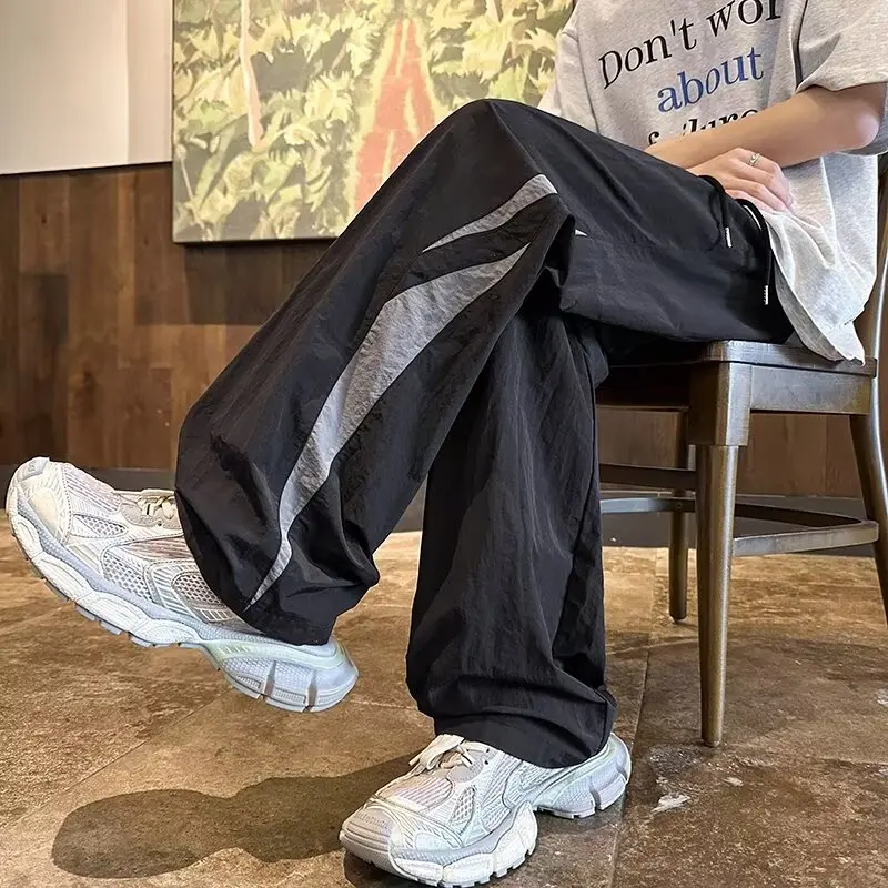 

Qui Dry Loose Fit Youth Casual Pants Summer Thin Sle Outdoor Sports Trousers Color Blo Design Casual Loose Leggings