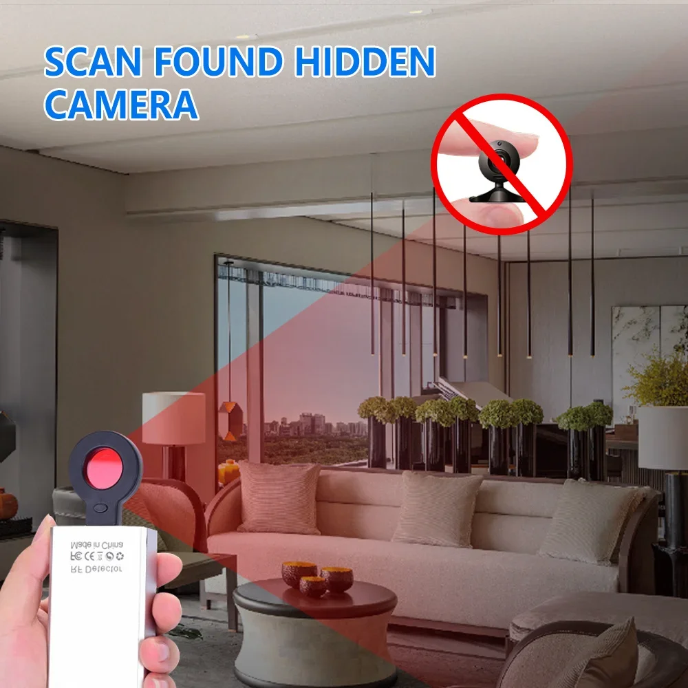 Détecteur de caméra d'espion automatique professionnel, Bug 101, Tracker GPS, Signal, Mini Finder, IR Cam, Balayage, AI, Gadgets d'espion