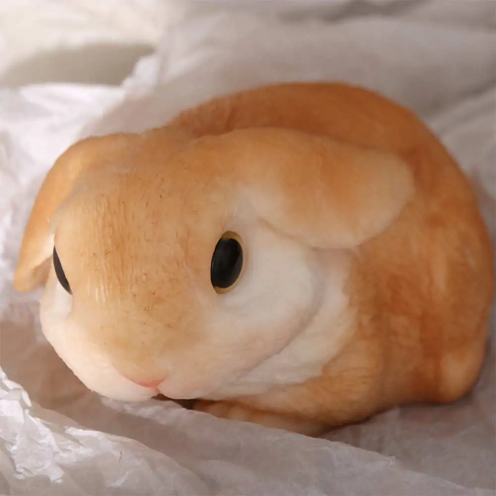 Grand lapin à rebond lent amusant, jouet à presser, Simulation d'animal de dessin animé, jouets à presser, lapin doux coloré, jouet Fidget pour le bureau