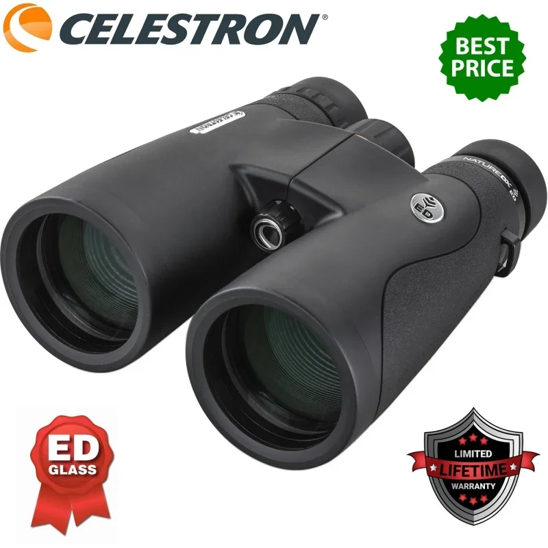 Celestron 10X50 12X50 Nature Dx Ed Astronomy Binocular Phase-Corrected Bak4 Full Multi-Coated Mist-Waterproof For Camping