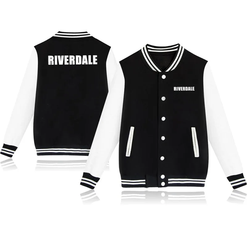 New Winter Jacket American TV Riverdale Women Fashion Jacket South Side Men Female Fans Casual Baseball Jacket Hoodie Sweatshirt