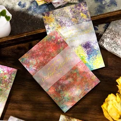 40 Sheets Splash Ink Color Oil Painting Paper Scrapbooking Background Paper Journal Decoration Paper Packs Art Craft Supplies