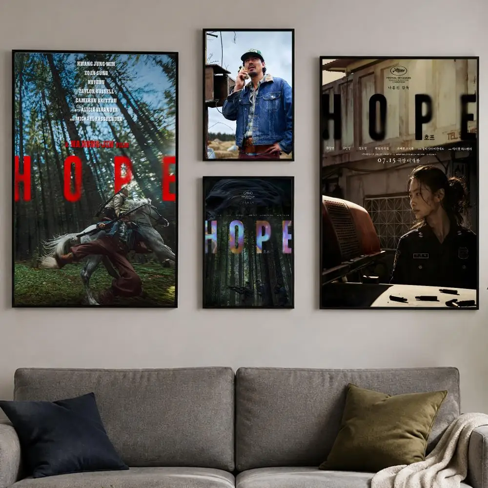 Film H-Hope Poster PP Self-Adhesive Wall Sticker Bedroom Gaming Cafe/Bar Vintage Aesthetic Decor Ideal Gift