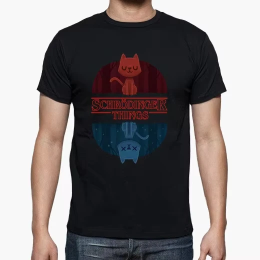 2026-novas-coisas-de-schrodinger-engracado-schrodinger-gato-t-camisa-novo-algodao-manga-curta-o-pescoco-camiseta-casual-masculino-topo