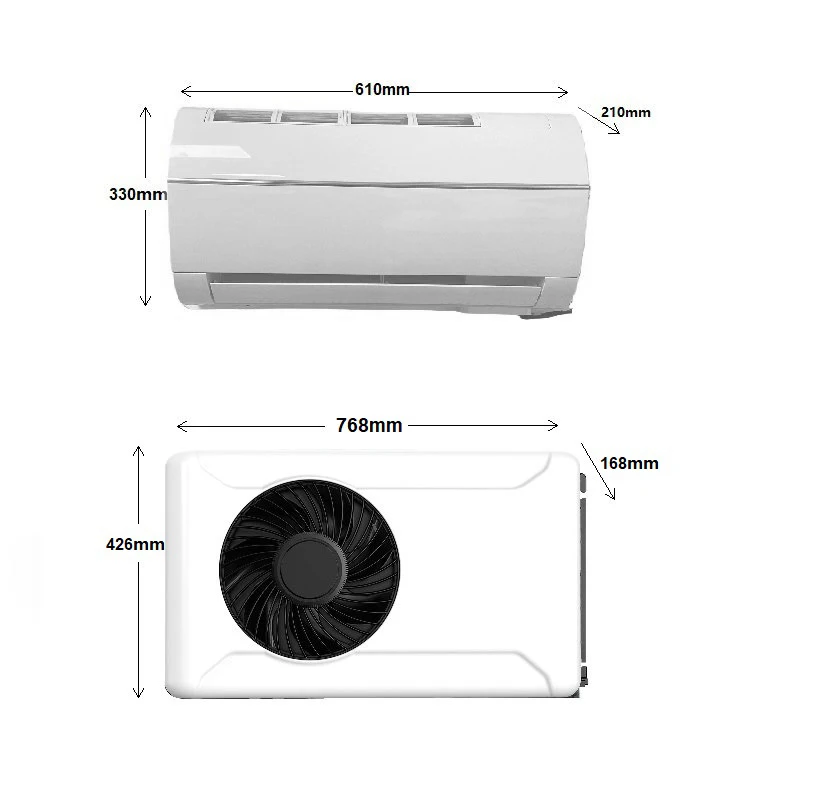 2023 NEW Arrival 24 Volt Air Conditioner Split Car Tractor Trailer Apu Air Conditioning For Semi Trucks
