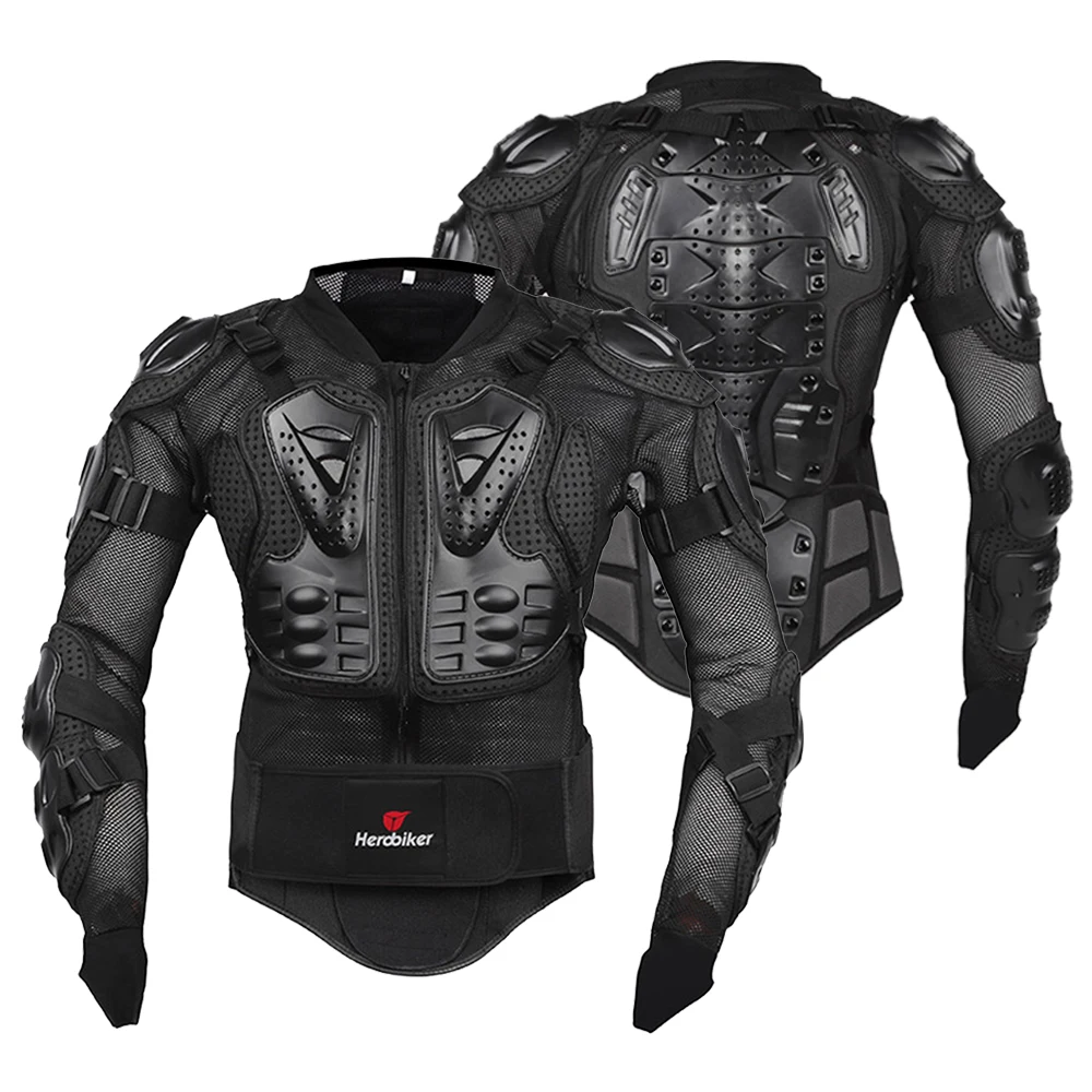 S-5XL Motorcycle Jacket Men Women Motorcycle Armor Full Body Motocross Racing Moto Jacket Riding Motorbike Protection Size