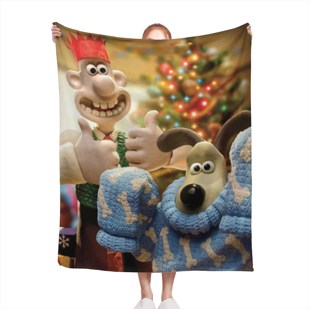 

Gromit Comfortable Flanne Blanket Soft comforter sets throw for Couch Warm Flannel Blankets Bedroom Décor