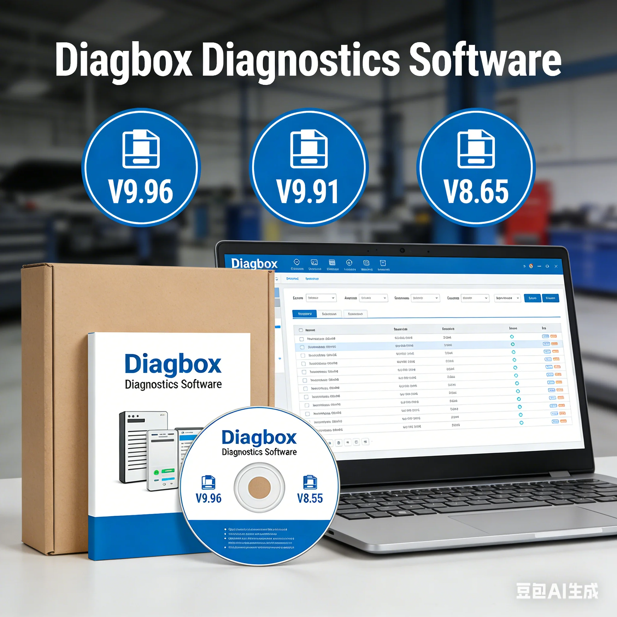 Diagbox V9.96 V9.91 V9.68 V8.55 Diagnostic Tool Software - Auto Vehicle Car Health Check System