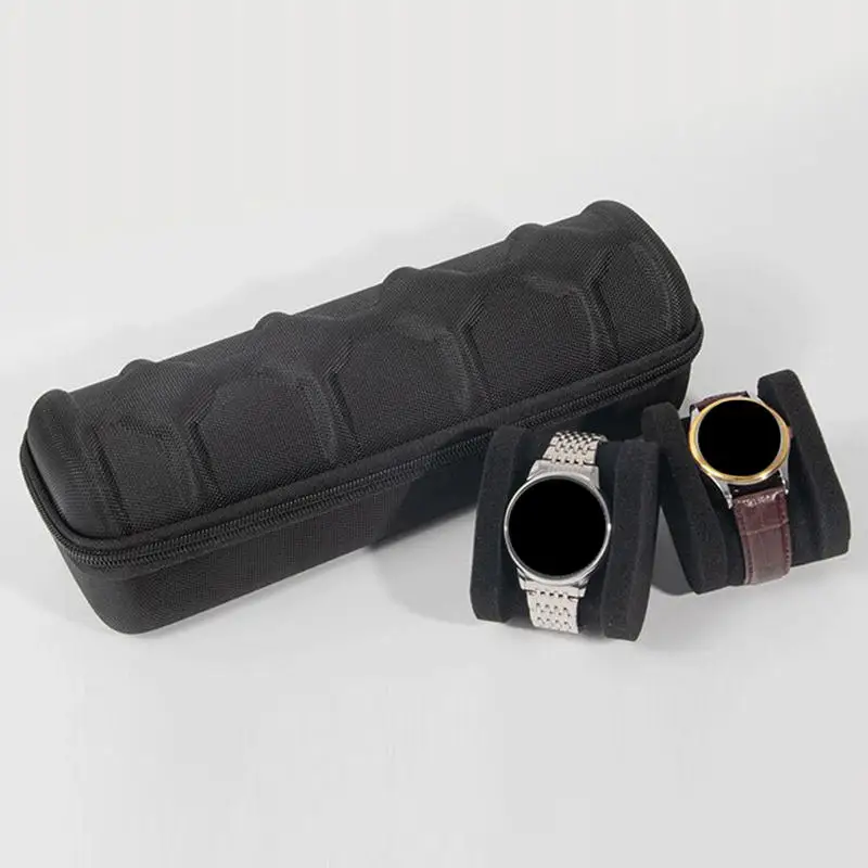 2025 nuevo organizador de caja de reloj para hombres y mujeres Estuche De Viaje portátil soporte de exhibición de almacenamiento relojes de pulsera y exhibición de relojes inteligentes
