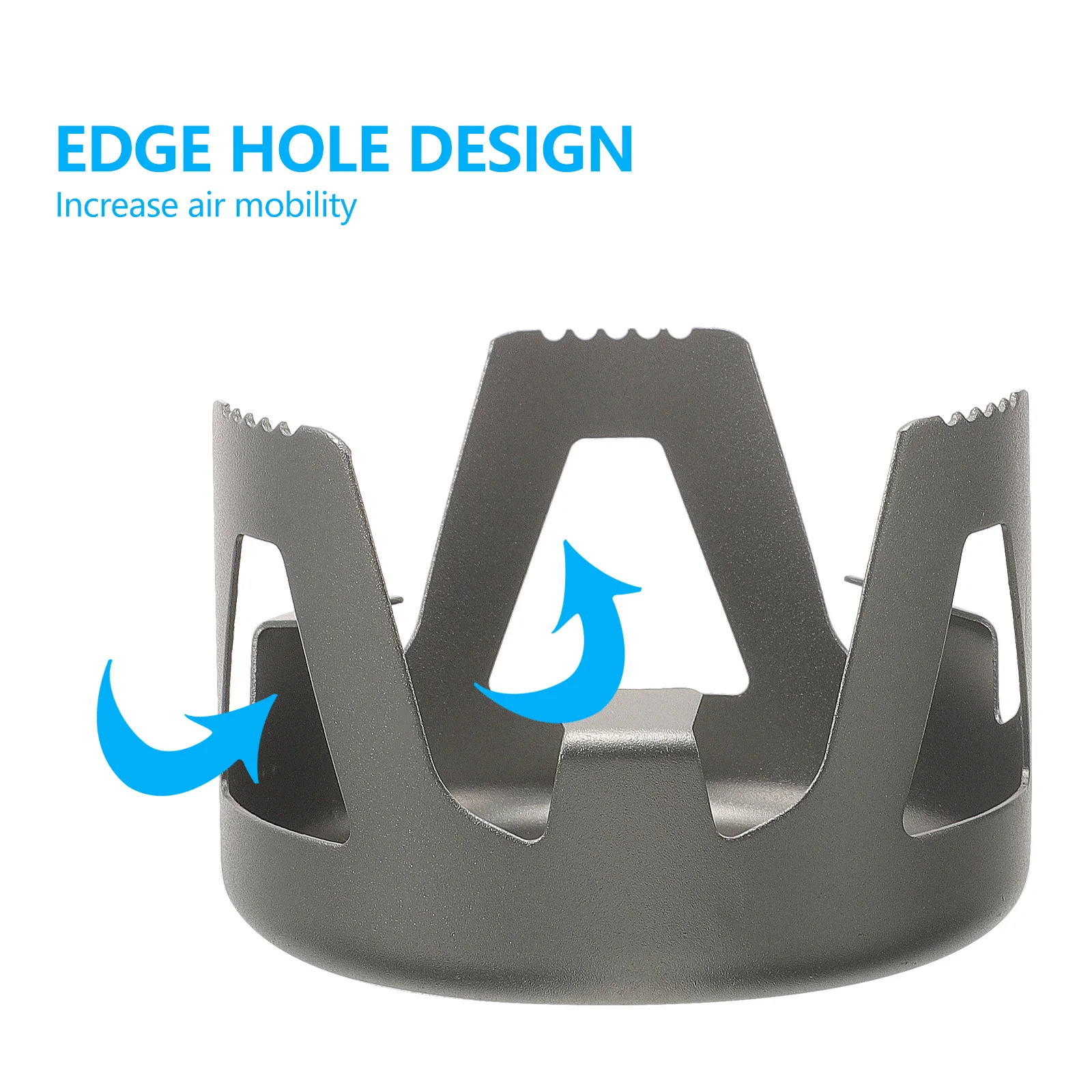 

1pc Aluminium Alloy Stove Stand Durable Outdoor Camping Accessory Alcohol Burner Rack Lightweight Support Base For Survival