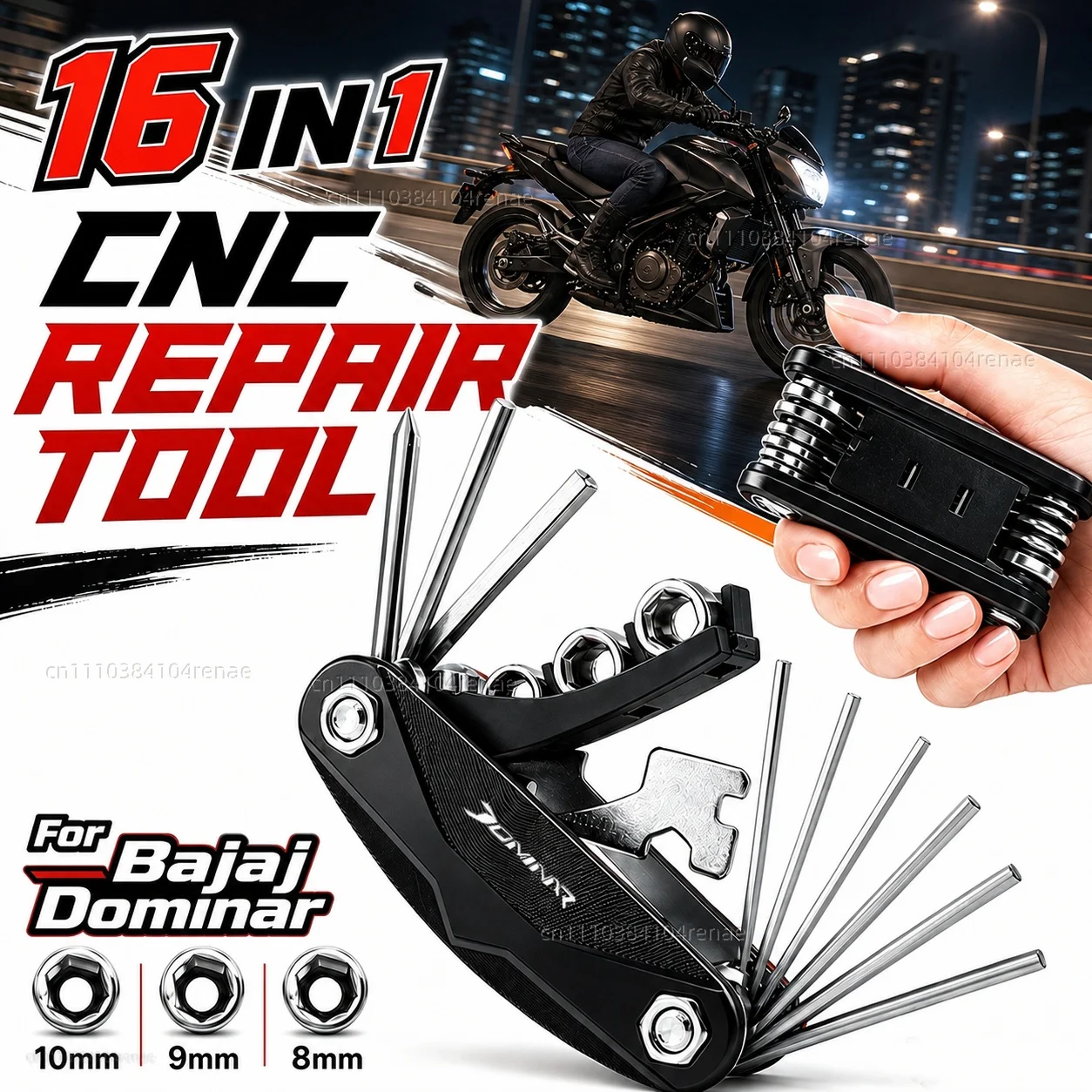 

For Bajaj Dominar 250 400 Dominar400 Dominar250 Motorcycle Tool Repair Kit Multifunctional Screwdriver Wrench Hex Key Set