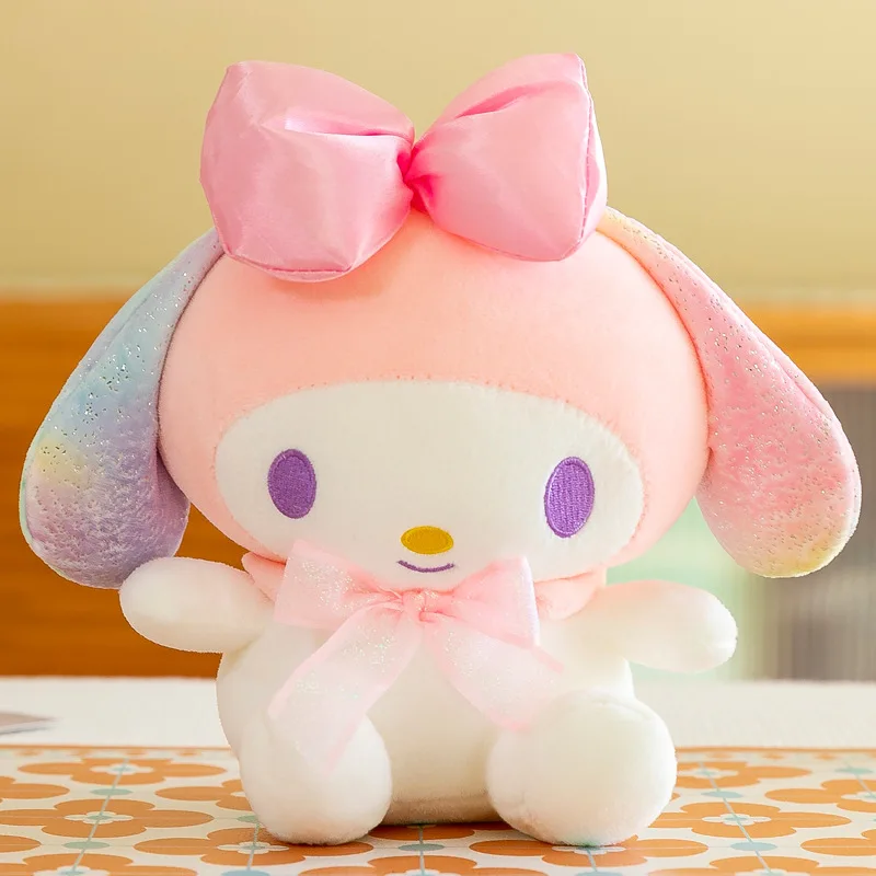 

22 см новые плюшевые игрушки Sanrio, аниме, мультяшная кукла My Melody, мягкая кукла Kawaii, подушка для девочек, Рождественский подарок